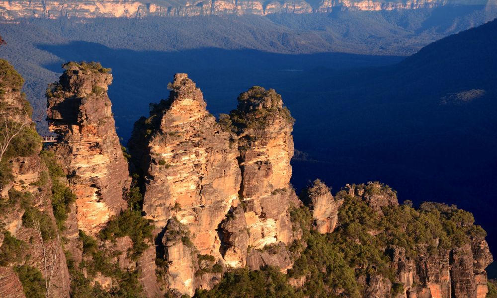 Tour Travelea en Australia. Montañas Azules, su nombre viene del color azul que muestran las hojas de los árboles de eucalipto vistas desde la distancia