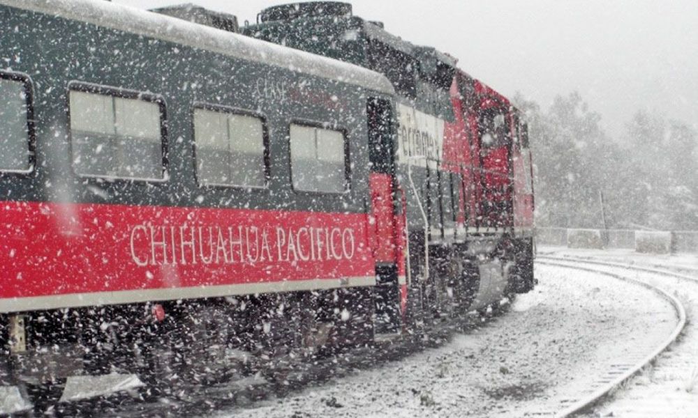 Tour Recorrido en tren El Chepe - Barrancas del Cobre. Puedes disfrutar el recorrido en época invernal.