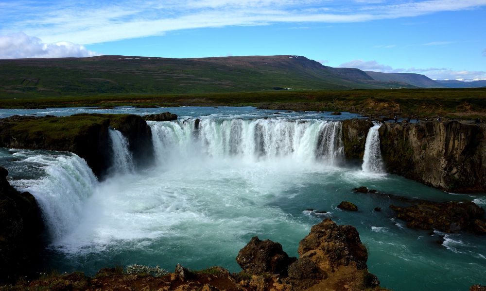 Tour Tour Islandia total 9 días. Espectacular cascada Godafoss en Islandia
