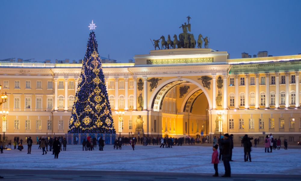 Tour Tierras Rusas & Bálticas. Árbol de navidad en San Petersburgo
