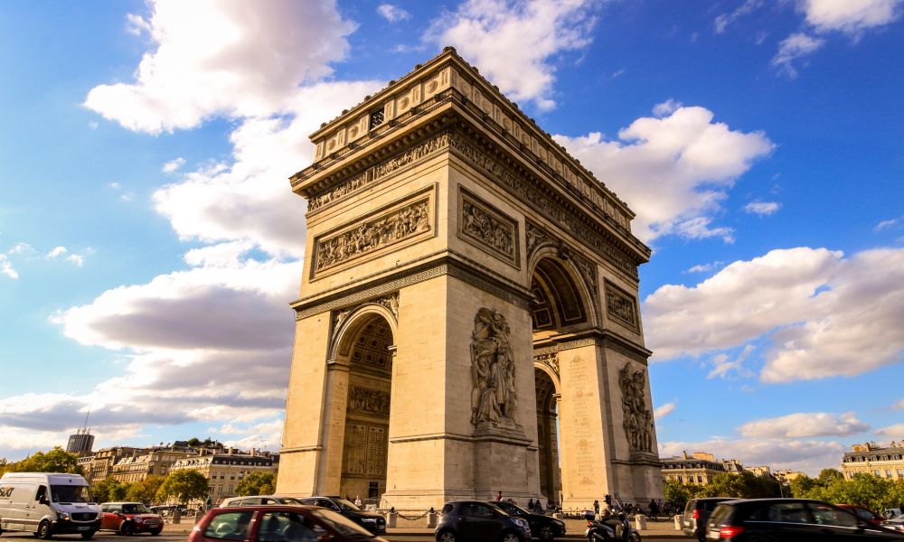 Tour Europa básica: Madrid, Londres y París. Arco del Triunfo, París, Francia